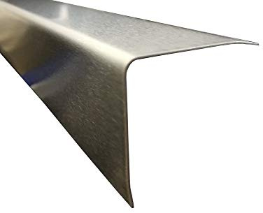 winkelblech edelstahl kantenschutz 125 cm lang V2A Winkel 3-fach gekantet (40 x 40 x 0,8 mm)