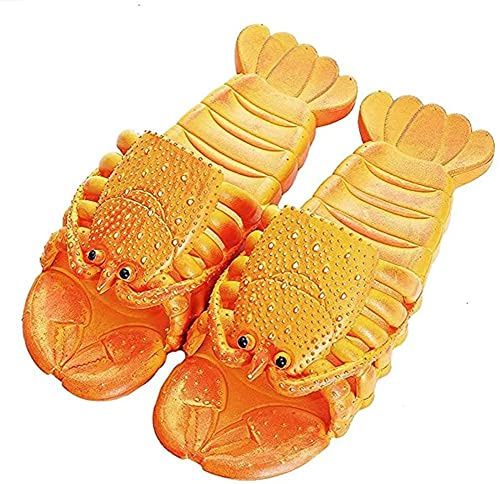 Asifn Pantofole di Aragosta Estate Divertente Animale Infradito Bambini Scarpe Spiaggia Carine Donna Sandali Uomo Scivoli Casuali