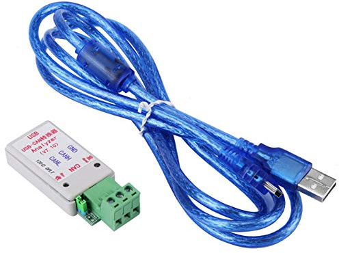 Adaptateur de convertisseur intelligent CAN-BUS d'analyseur USB vers CAN avec prise en charge du câble USB XP / WIN7 / WIN8 avec protection contre les surtensions TVS