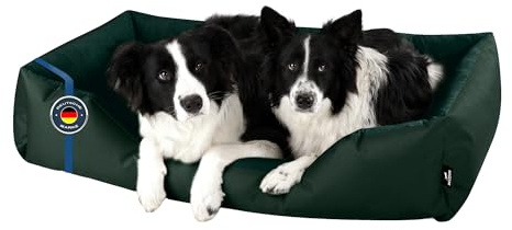 BedDog Hundebett Zara Hundekissen Hundekorb mit Waschbarem Bezug | Hundematratze und Kuschelplatz für Kleine und Große Hunde, Robust Gepolstert, Sechs Größen von S bis XXXL