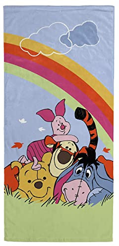 Jay Franco Disney Winnie The Pooh Regenbogen 71cm x 147cm Strandtuch aus