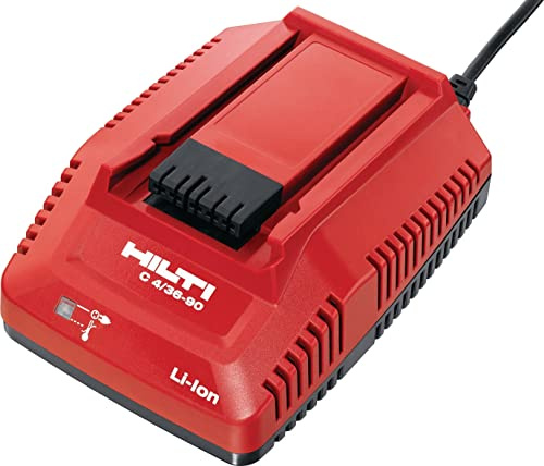 Hilti C 4/36-90 110V Multi-Voltage Compact Battery Charger for 22V and 36V Hilti Li-ion batteries - 90W Output Power & 4A of Charging Current (2015763)…