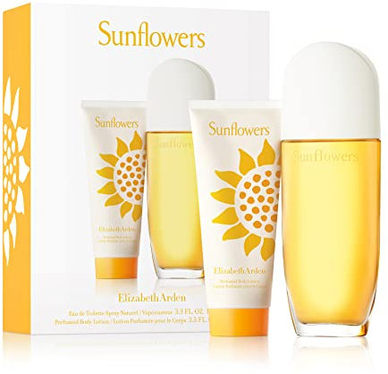 Elizabeth Arden - Geschenkset Sunflowers: Parfum 100 ml + Körpercreme 100 ml, Geschenkbox für Frauen