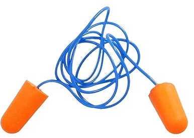 Lot de 2 bouchons d'oreille en mousse Snr 31 dB pour travailler, dormir, étudier, lire, voyager, ronflement, protection auditive