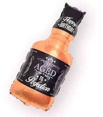 Whiskey Bottle Foil Balloon, 68cm (2 pack)