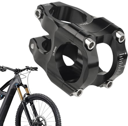 Potence de Guidon Courte, Potence de VTT, Rison Court du Guidon - Tige de Colonne de Guidon à Courte montée, Accessoires de Guidon à vélo pour Le vélo de Route et la Plupart des vélos