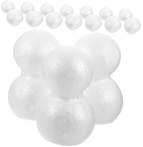 Anneome Schneemann-Spielzeug 10 Stück/Beutel Polystyrol Schneemann-Ornament Kinderspielzeug Für Weihnachtsdekoration