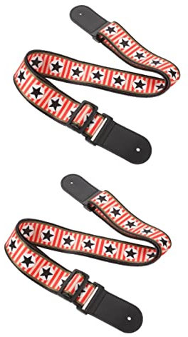 VICASKY 2St personalisierter Gitarrengurt Gitarren-Schultergurt Uhrenarmbänder für Herren bass gurt gitarren zubehör tischband Schulterholster E-Gitarrengurt halten Polyester