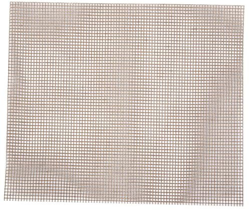 Jwthee BBQ Mesh Grill Mat,3Pcs Non Stick Barbecue Grill Sheet Liners Grilling Mats for Outdoor Reusable BBQ Mesh Mat Non-Stick Barbecue Pad Grill Accessories (Brown 36 * 42cm)