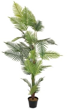 artplants.de Deko Goldfruchtpalme Emeline, 180cm - Kunstpalme Areca