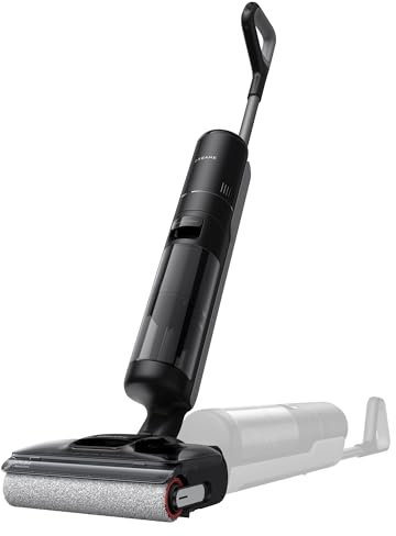 DREAME H12 Pro FlexReach Aspirapolvere Lavapavimenti, Design Piatto a 180°, 5 Min di Asciugatura, Aspirazione da 18.000 Pa, Pulizia a caldo a 90 °C, 50 Min di pulizia continua