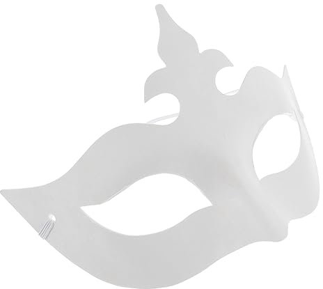 ibasenice 6stücke Blanko-papiermasken Unbemalte Kronenmasken Handgefertigte Halbmasken Für Kreative Bastelprojekte Für Partys Und Maskeraden