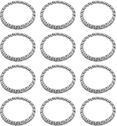 SG Store 12 Pezzi 5/32 Pollici Sterzo Bicicletta Cuscinetto A Sfere Gabbia Adatto 1 1/8 Pollici Sterzo Bici Strada Mountain Bike 22 Sfere (40x33mm)