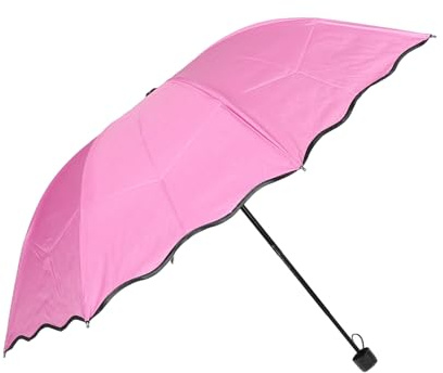 FOMIYES Travel Umbrella Portable Sun Protection Reversible Cherry Blossom Design Portable Umbrella for Women Collapsible and Easy to Carry