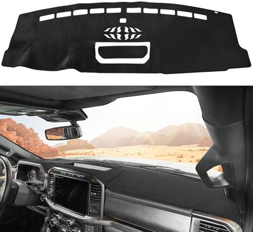 JOYTUTUS Dash Cover Dashboard Cover Mat Compatible with 2021-2026 F150, Car Interior Dash Covers, Dash Board Cover Dashmat for Car Trucks, Not for 22-26 Lightning/25-26 King Ranch Raptor