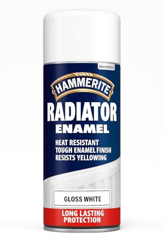 AXpower Inspirational Technology Empowering People Radiator Enamel Gloss White 400ml Aerosol | Heat Resistant Spray Paint for Radiators & Metal Surfaces | Durable, Quick Dry, Non Yellowing Finish