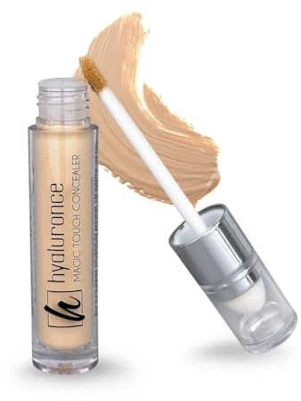 hyaluronce Magic Touch Concealer – Abdeckstift mit Hyaluronsäure & Vitamin E, kaschiert Augenringe, Rötungen & Unreinheiten, natürliches Finish, leichte Textur – 5 ml