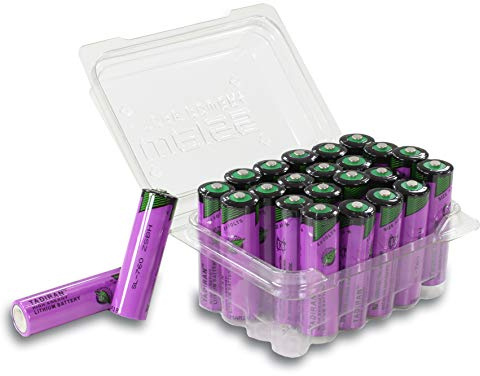 Tadiran SL-760/S - Batteria al litio Inorganic Battery SL-760 S tipo AA, in pratica confezione di batterie, colore: Bianco