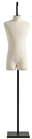 ZHWNGXOlian Männliches Modell Körper Torso Halbkörper Hängendes Modell Schaufensterpuppe Dummy Display Stand Ganzkörper Schaufensterpuppe Für Kleidung Schmuck Display Höhe 99cm