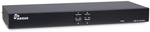 Inter-Tech KVM-Switch AS-9104DA RackmountDVI 4xDVI/USB/Audio retail KVM-Umschalter