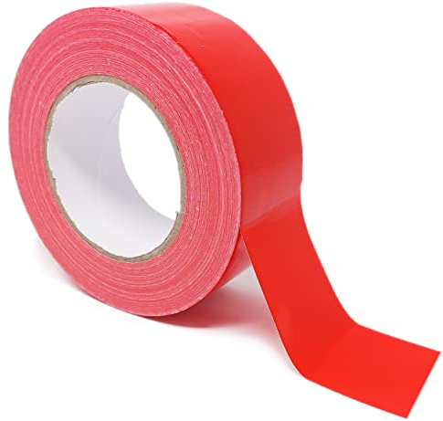 Cinta adhesiva resistente | 48 mm de ancho x 50 m de largo | Grado de cinta industrial: cinta adhesiva fuerte para uso en interiores y exteriores, parche grueso de cinta de gaffa y cinta de sellado