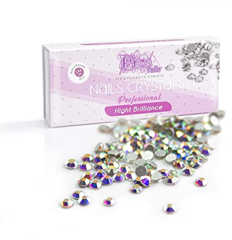 Brillantini Unghie per Nail Art e Decorazione SS-5 (1,7mm) - 144 Cristalli per Unghie di Qualità Professionale, Alta Luminosità Aurora Boreale