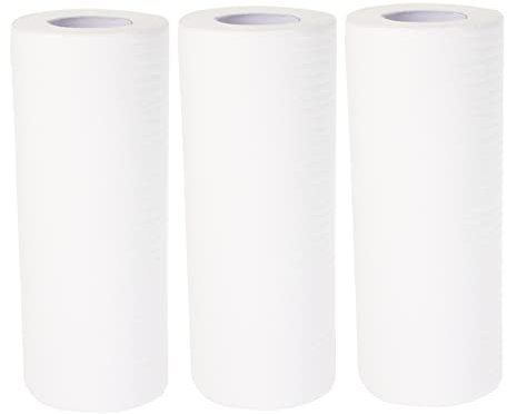 DOITOOL Kitchen Towel Bulk, 3 Rolls Dual Use Washing Cloths in Non-woven Fabric, Gentle Care for Tableware, Strong Cleaning Ability for Countertops and Wall Cleaning