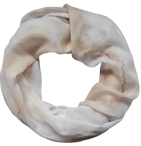 zarolo Damen Loop Schal, Schlauchschal dünn, Halstuch, Rundschal Tücher Farbverlauf Aquarell 100% weiche Viskose