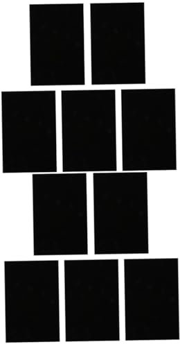 SEWACC 10 Blätter Selbstklebendes Beflockungstuch Schmuck Liner Selbstklebender Flanell Weiche Schubladenauskleidung Selbstklebender Stoff Schrankauskleidung Klebefilz Unterer Stoff Black