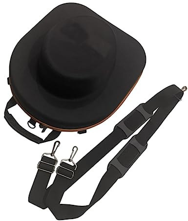 Wzmzjy Reise Hutkoffer mit Stoßfestem Design Und Tragegriff – Ideal für Cowboyhüte