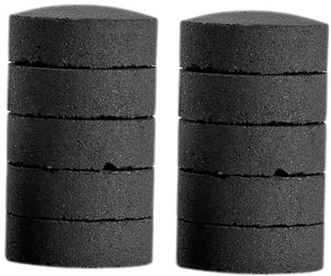 Toddmomy 10piezas Barbacoa Vegetal Briquetas para Parrilla De Chimenea Uso Doméstico para Barbacoa Sin Humo Adecuado para Asar Carne y Pescado Exteriores