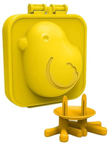 Iyalezirk Stampo per uova sode, strumento per uova, stampo per pollo 3D per uova sode, a forma di pollo, strumenti fai da te per il