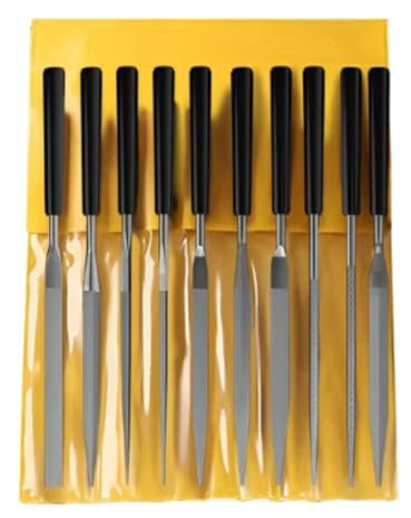 sodeber Lot de 10 râpes multifonctions en acier pour sculpture détaillée du bois et de la pierre, polissage lisse