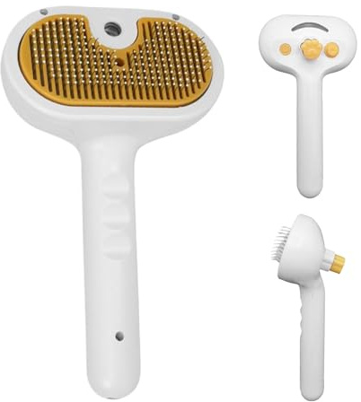 Dog Deshedding Brush - Electric Pet Grooming Glove, Cat Remover | USB Charging Dematter, Gentle Massaging Shedding For Hair Control On Furniture Carpet