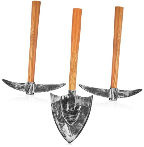 MOTHNUR Piccone di Schiuma Accessorio per Cosplay di Nani di Halloween Attrezzo per Spettacoli Teatrali Giocattolo Finto
