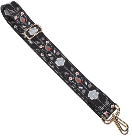 SUPVOX Correa de Hombro para Banjo Negra Ajustable de Poliéster Función Anticaída y Absorbente de Humedad para Proteger Tu Instrumento Musical