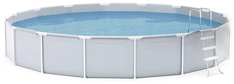 Pe Insulation Retention Blanket Solar Pool for Heat Swimming Bubble Reduction Debris Evaporation Above-Ground – Round Film Cover Protection (240 cm / 300 cm Blue)(240CM)