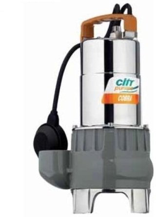 Bomba sumergible aguas residuales Cobra 90 - Bomba monofásica - Paso máximo de sólido 40mm - Inmersión máxima 5 mts - Potencia 0,85CV