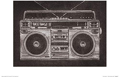 Barry Goodman Ghetto Blaster 30 x 40cm Kunstdruck