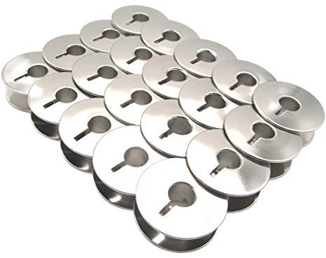 ckpsms Marke-#9033S Metallspule,kompatibel mit/Ersatz für Pfaff Marke Heim130,230,360,1197,1471,1473,1475,1520,1530,2024,2025,2026,7560 Industrie 138,238,335,438,463 Adler Marke 67,68,69(20PCS)