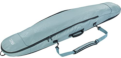 evoc BOARD BAG Borsa da trasporto per snowboard, borsa per snowboard (imbottitura alle estremità della borsa, tracolla staccabile, borsa da trasporto, per tavole fino a 165cm), grigio acciaio