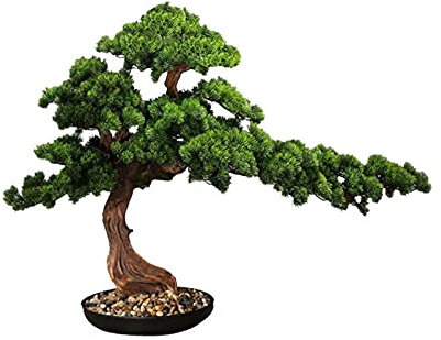 XXXXW Handmade Artificial Large Bonsai Simulation Tree Welcome Pine Fake Tree Indoor Garden Home Office Desktop Decoration Green Simulation Tree Ornaments Fake Plant