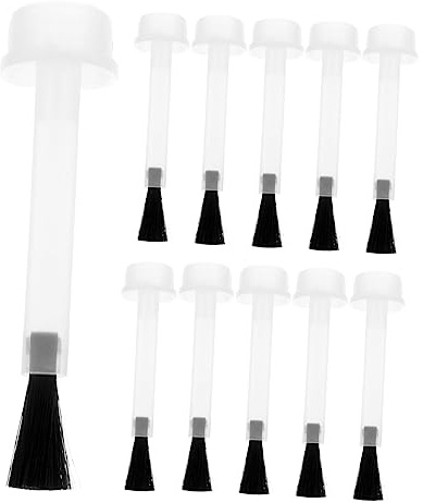 FRCOLOR 20Pcs Nail Polish Brush Replacement Set Soft Bristles Gel Polish Applicators Small Nail Art Tools for Manicure Salon and Home Use