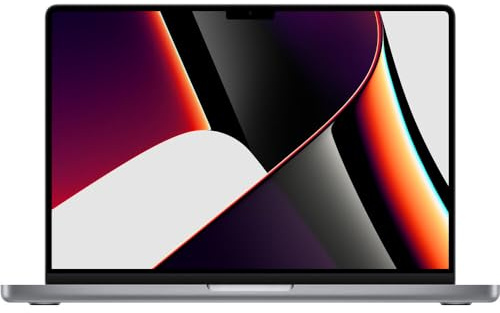 2021 Apple MacBook Pro con Apple M1 Pro Chip (14-Pulgadas, 16GB RAM, 512GB SSD de Almacenamiento) (QWERTY Spanish) Gris Espacial (Reacondicionado)