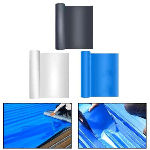 Cinta aislante térmica impermeable de alto rendimiento para reparar paredes y techos, gran adherencia y durabilidad (gris, 50 cm x 5 m)
