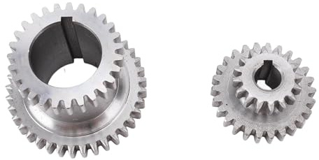 Metal Lathe Gear Set High Low Duplicate Gear Replacement for 0618 7x12 7x14 Mini Lathe with High Speed Steel Material Versatile Application in Chemistry Food Processing and