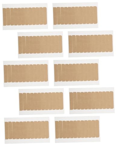 Healvian 10pcs Double-sided Hairpiece Tape Replacement for Wigs and Toupees Strong Adhesive Skin-friendly and Invisible Design Light Brown Tape Tabs for Front Lace Hair Extensions