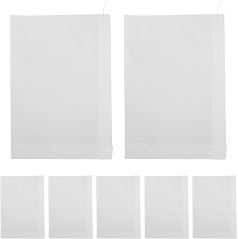 Levemolo Sachets de Graines en Papier Sulfurisé Blanc 8x12 Cm, Lot de 100 pour Pollinisation du Riz, Protection Végétale Résistante aux Intempéries, Pochettes Respirantes pour Jardinage
