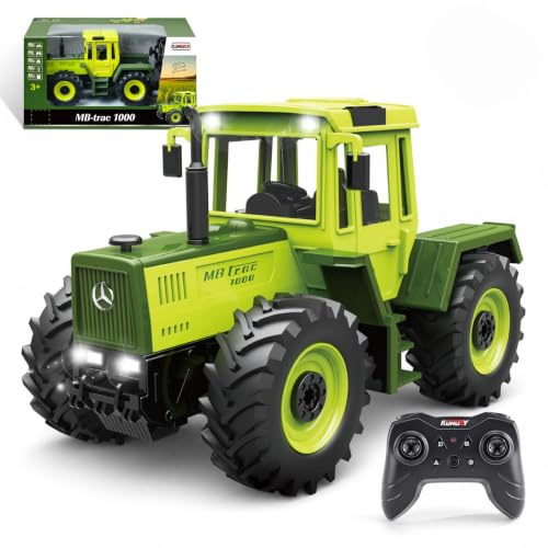 Ferngesteuerter Traktor Spielzeug ab 3 Jahre Mercedes-Benz MB-trac 1000 | Spielzeug traktor ferngesteuert, Kindertraktor, farm spielzeug ab 3 jahre，Geschenk für Kinder Jungen ab 3 4 5 6 7 8 Jahre