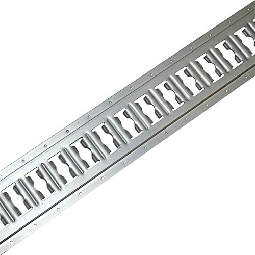 STARK GmbH Kombi-Zurrschiene, Aluminium, 3 m (Zuschnitt auf 2 x 1,52 m) Kombi-Ankerschiene